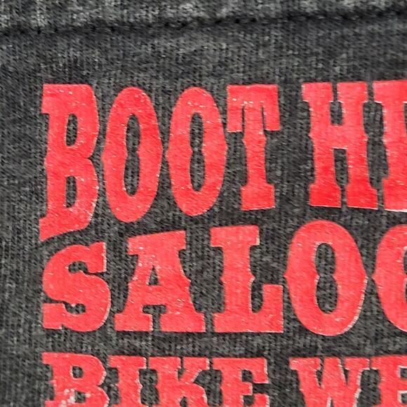 Vintage Y2K Biker Week Shirt Large 21x28 Faded USA - Picture 12 of 15